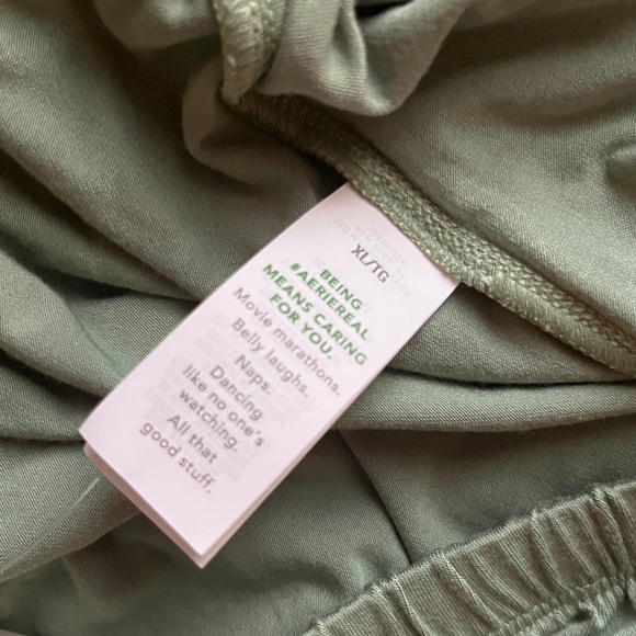 aerie Soft Lounge Pajama Knit Pant XL - Picture 7 of 8